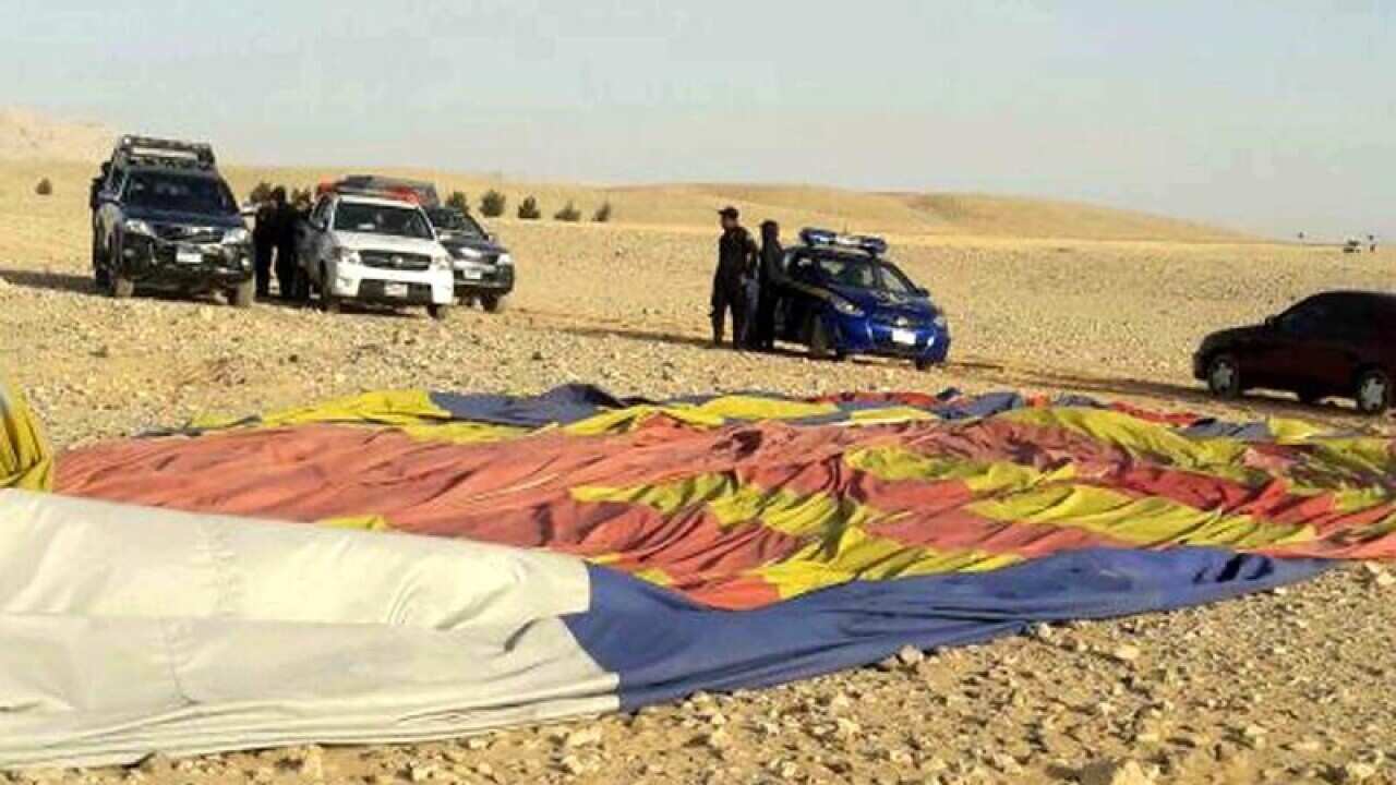 Egypt hot air balloon crash.