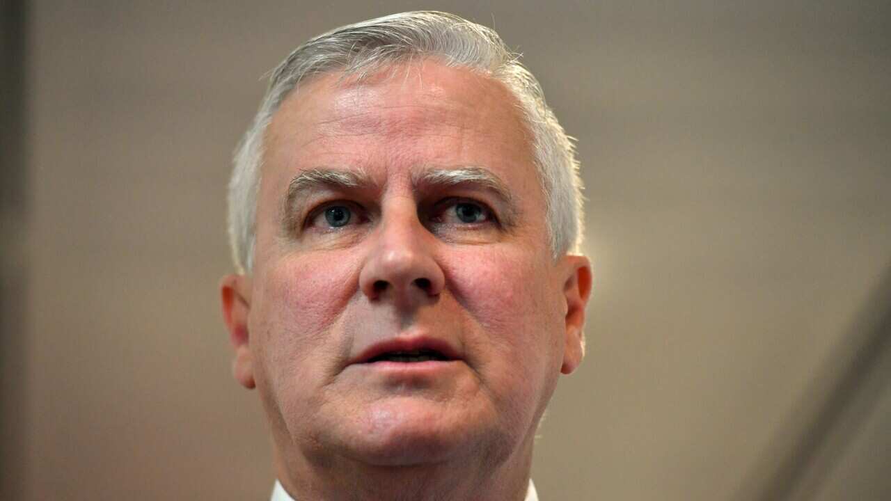 Deputy Prime Minister Michael McCormack at a press conference at Parliament House in Canberra, on Tuesday, 25 May, 2021. 