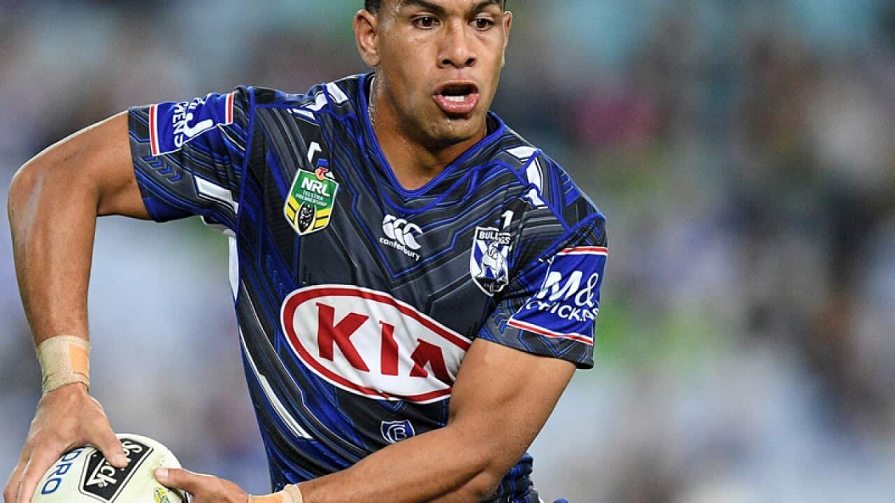 Will Hopoate of the Bulldogs