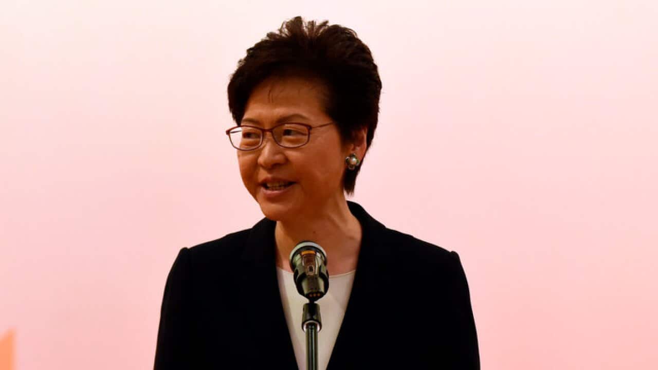 Hong Kong Chief Executive Carrie Lam.