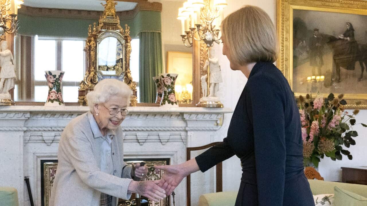 Liz Truss meets Queen Elizabeth