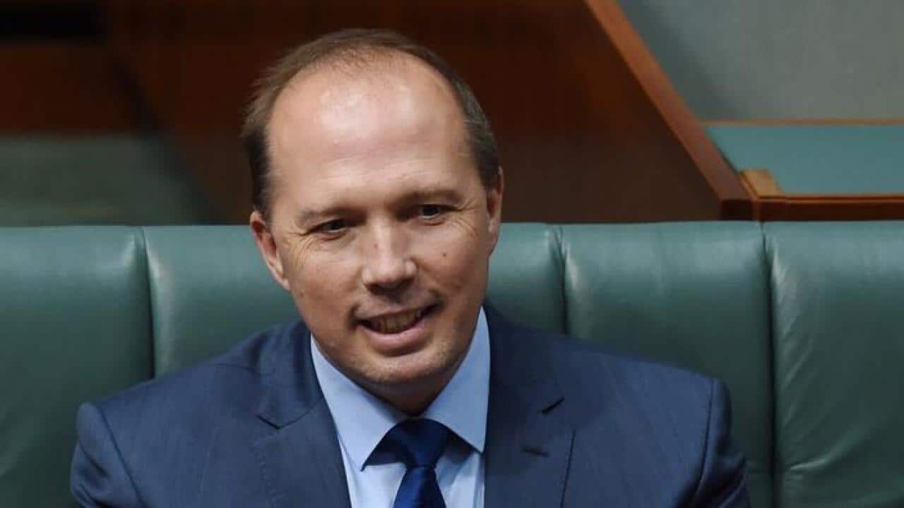 Ministre for immigration Peter Dutton