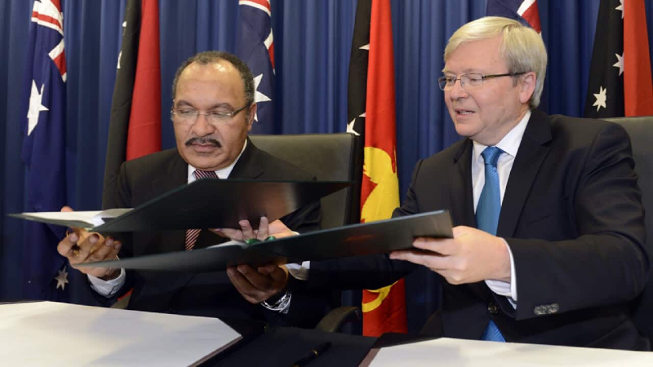 Rudd's PNG policy lifts Labor: Newspoll