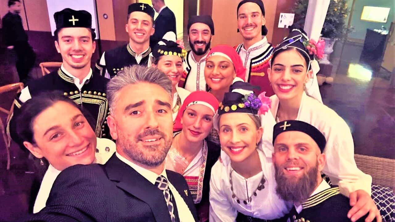 The Pan-Macedonian Association of Melbourne and Victoria's new president Peter Stefanidis