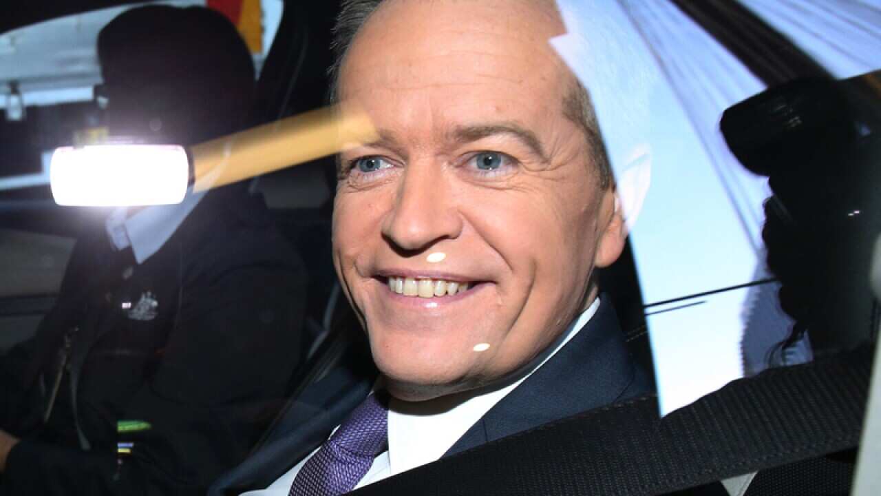 Bill Shorten arrives at the Trade Union Royal Commission