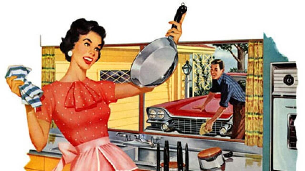 1950s kitchen ad