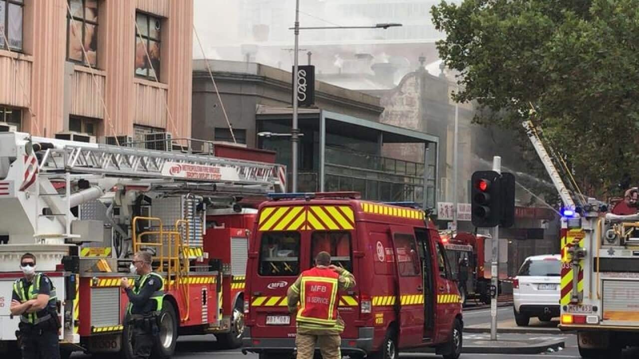 MELBOURNE CBD FIRE