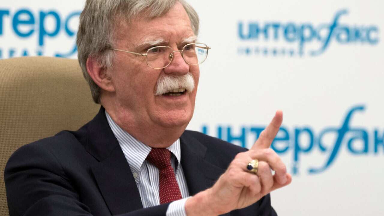 US national-security adviser John Bolton
