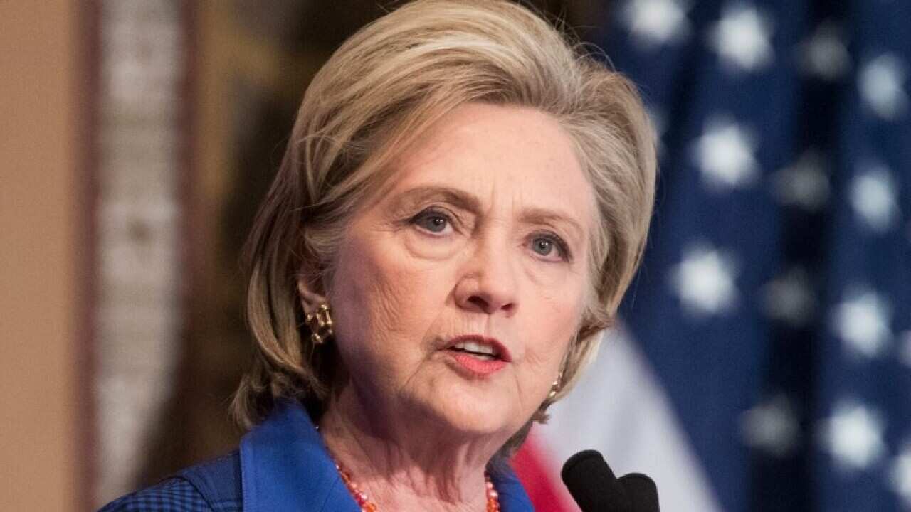 Former US Secretary of State Hillary Clinton