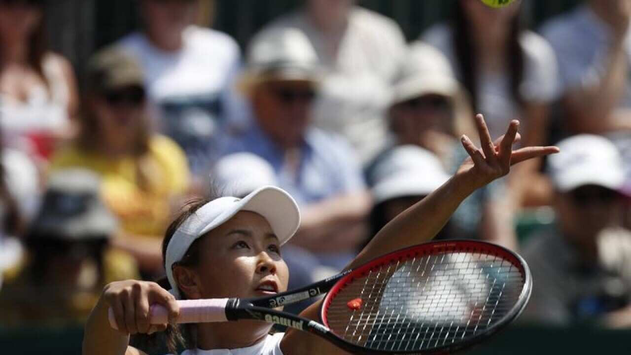 Chinese tennis player Peng Shuai