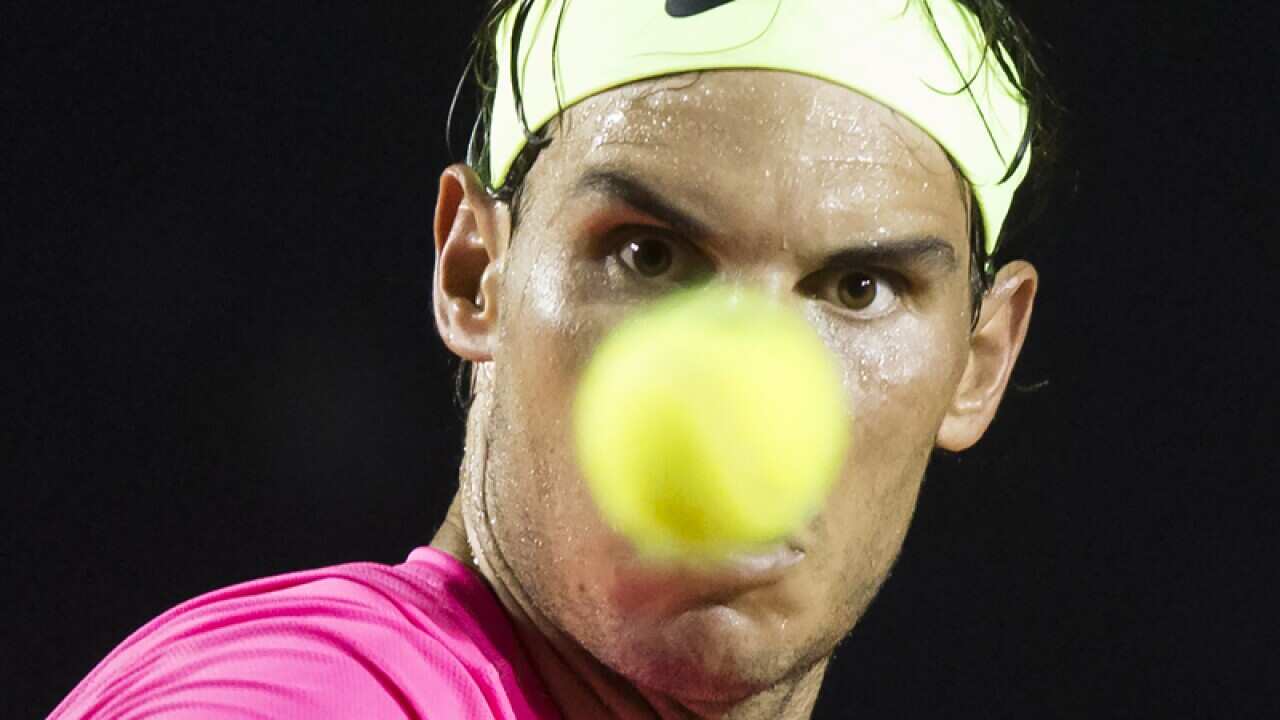 Rafael Nadal at the Rio Open