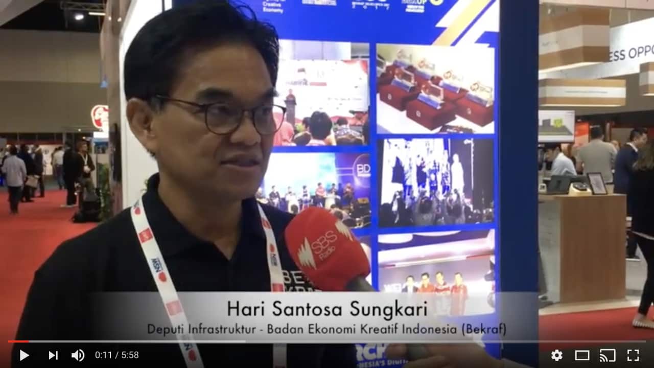 Deputy of Infrastructure - Indonesian Creative Economy Agency, Mr Hari Santosa Sungkari