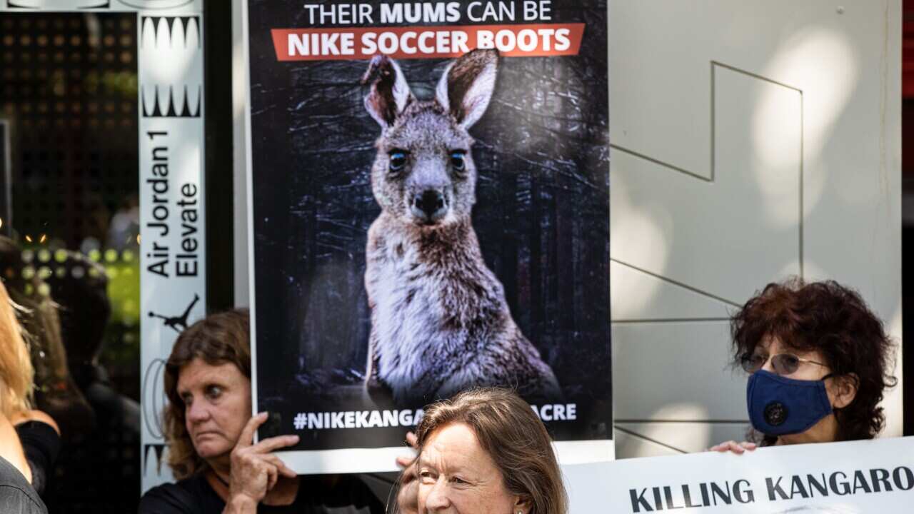 NIKE KANGAROO SKIN PROTEST