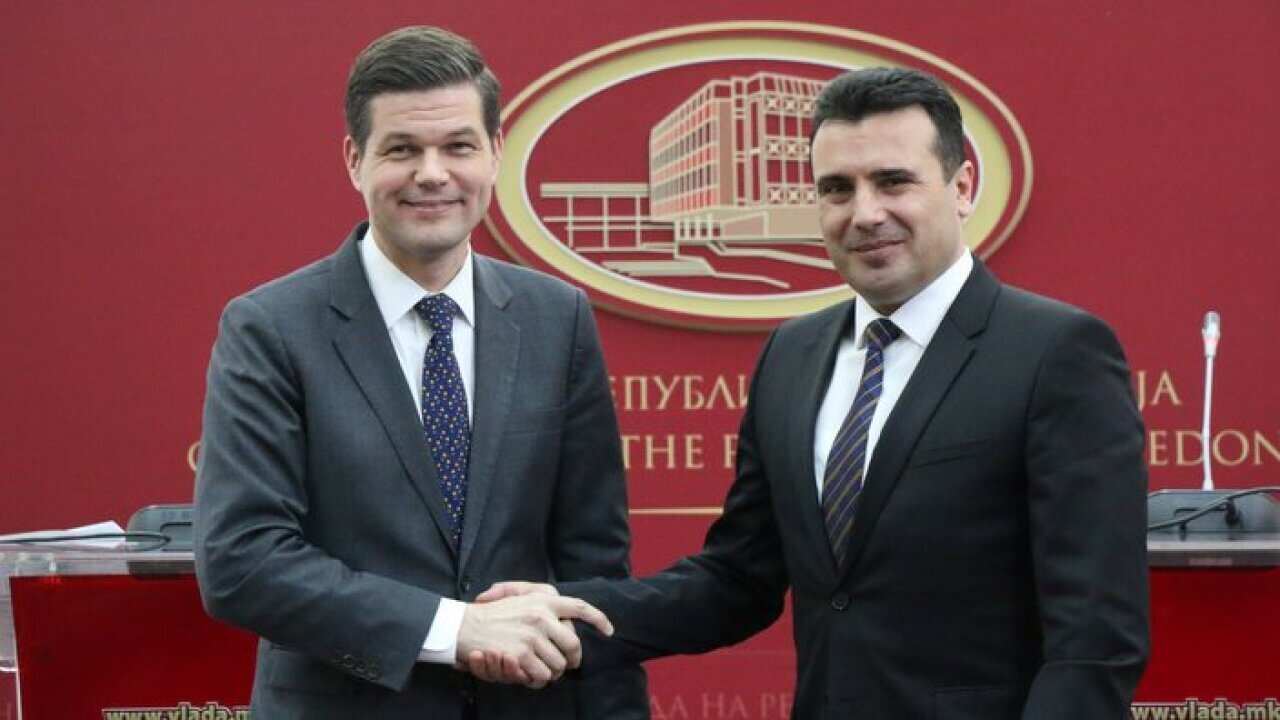 U.S. Assistant Secretary of State Wess Mitchell in Skopje