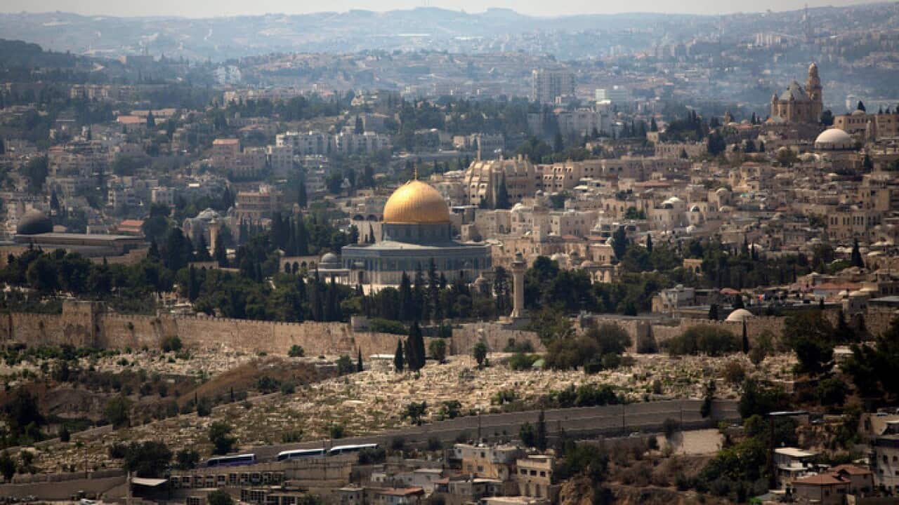 A view across parts of Jerusalem
