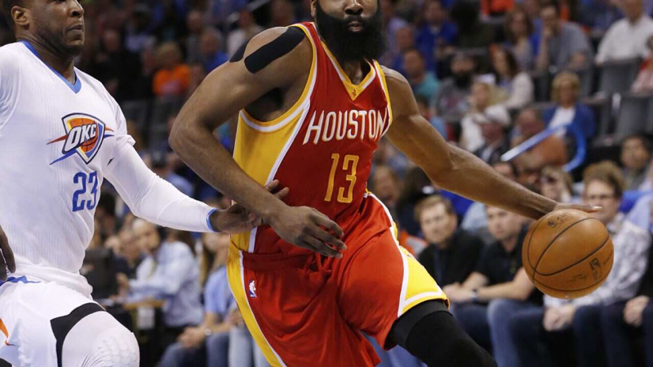 Houston Rockets guard James Harden