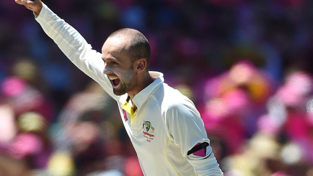 Australia's Nathan Lyon.