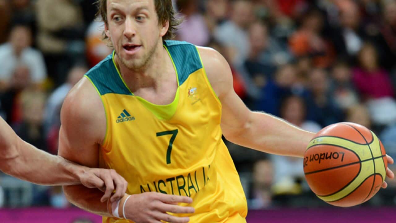 Australia's Joe Ingles in action against Spain