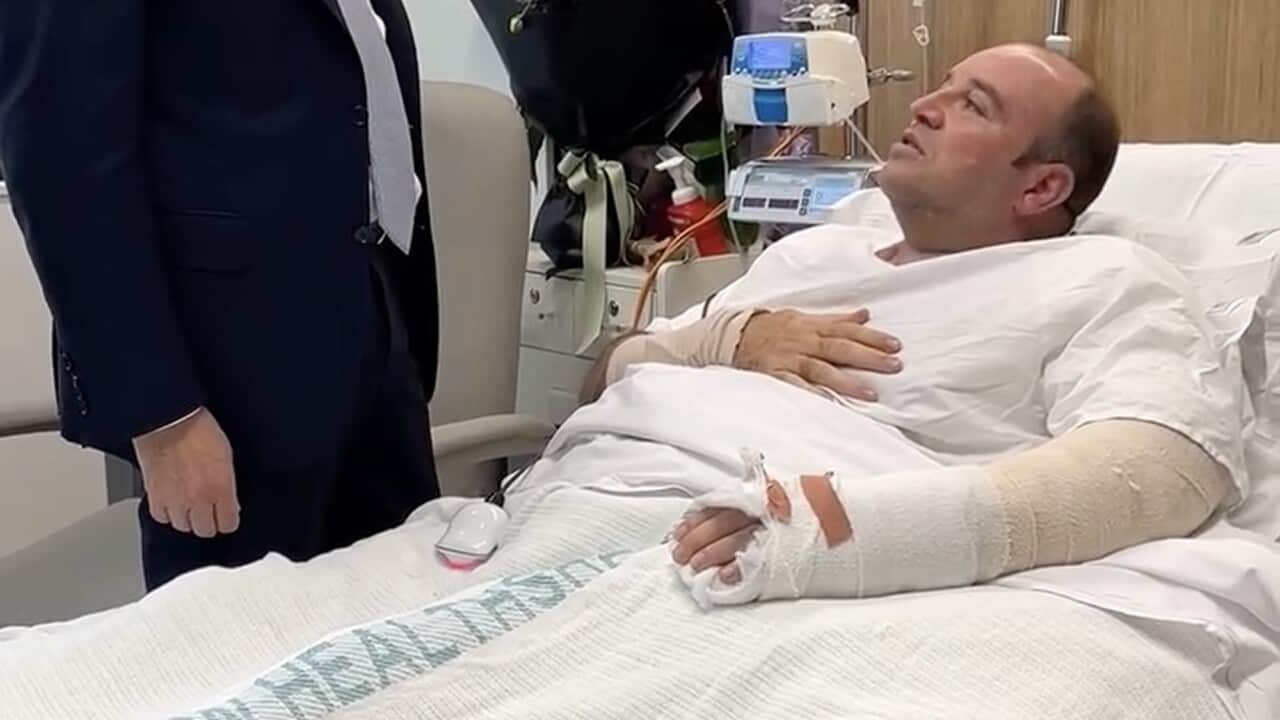 Albanian visits ‘humble’ Ahmed Al-Ahmed after Bondi hero speaks from hospital Albanian visits ‘humble’ Ahmed Al-Ahmed after Bondi hero speaks from hospital