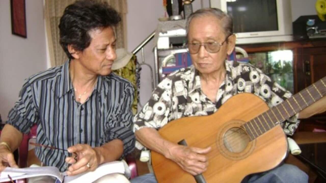 Chế Linh và nhạc sĩ Châu Kỳ