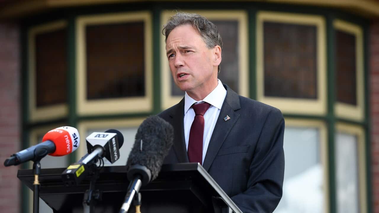 Health minister Greg Hunt