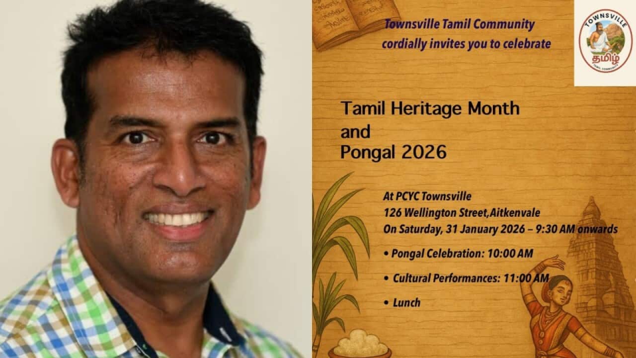 Dr Siva Agilan and Townsville Tamil Community’s Tamil Heritage Month and Thai Pongal poster