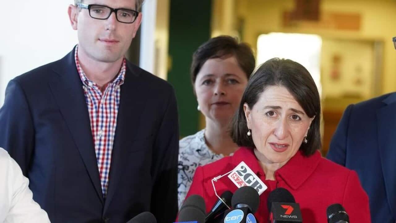 NSW Treasurer Dominic Perrottet and Premier Gladys Berejiklian.