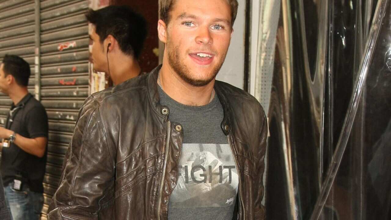 Irish actor Jack Reynor on the set of Transformers