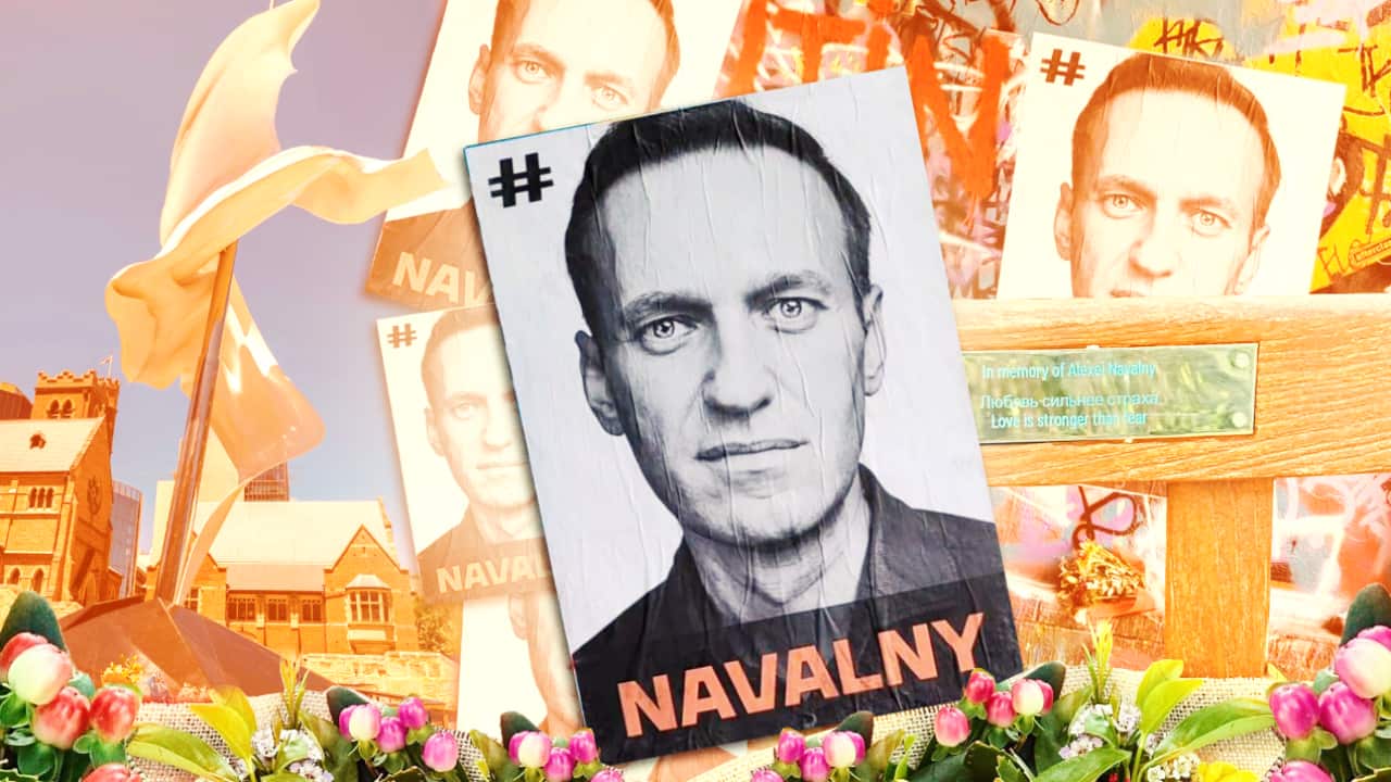 ‘Love is stronger than fear’: How some Russians in Australia are commemorating Navalny’s death one year on