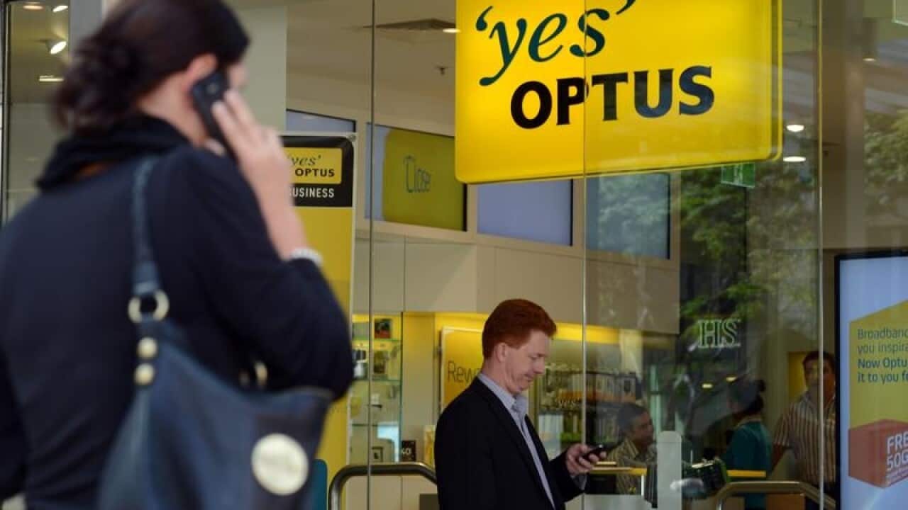 An Optus store