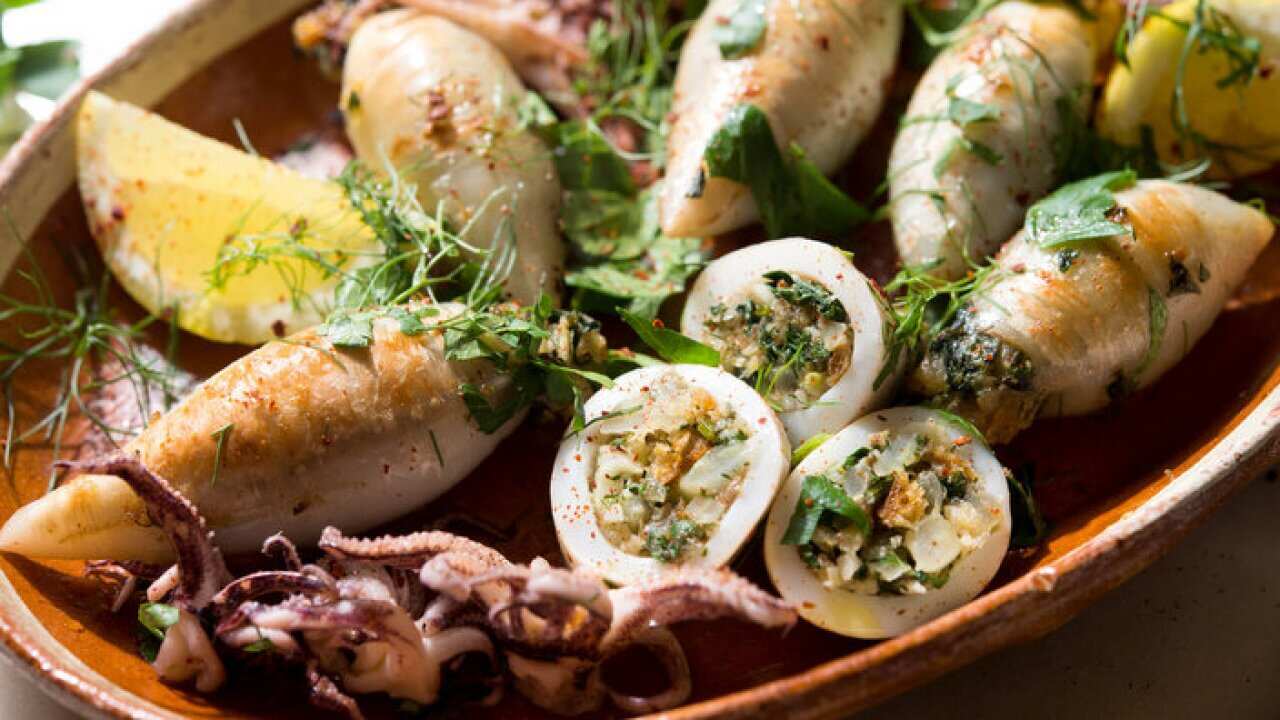 Stuffed Calamari