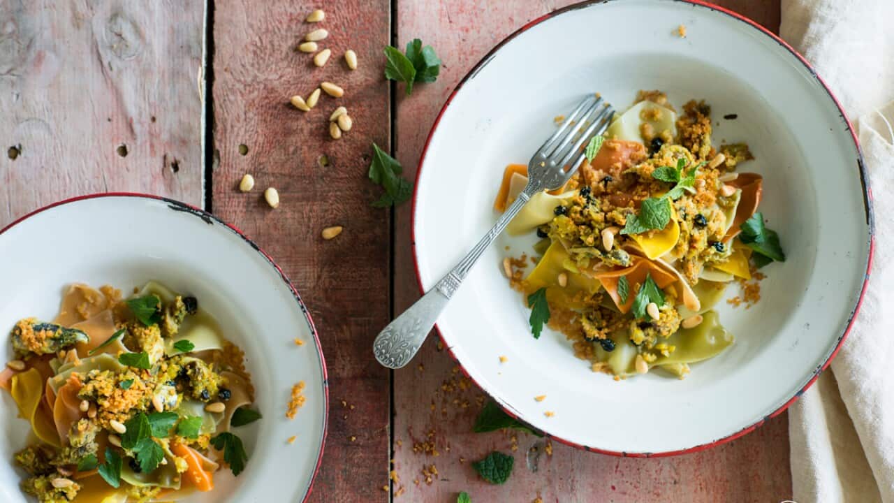Pasta with sardines
