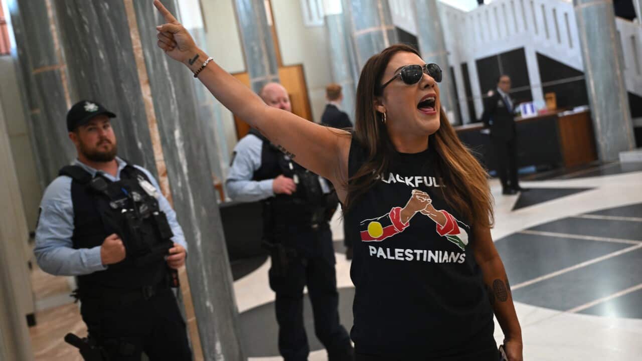 LIDIA THORPE GENOCIDE PROTEST