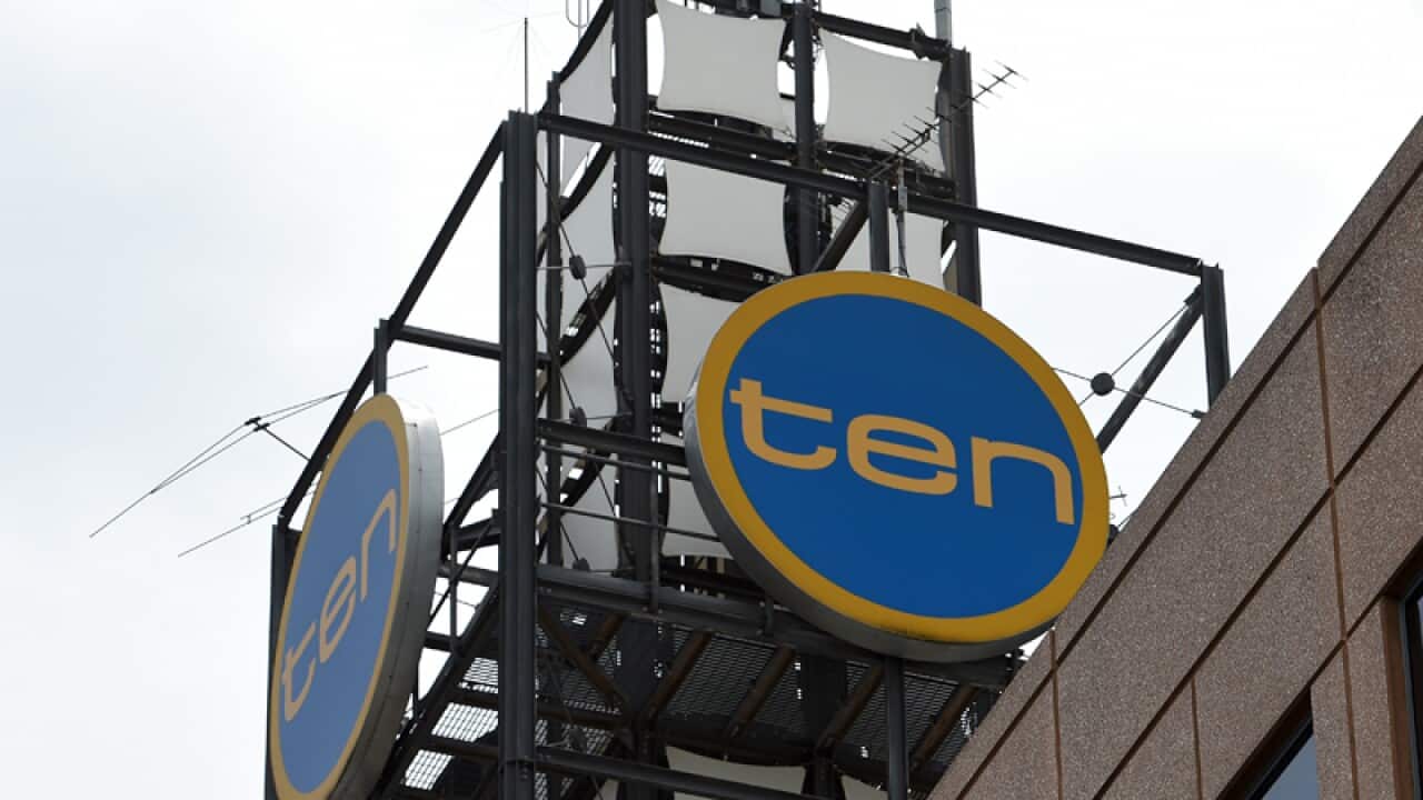 The studio of Network Ten is seen in Sydney
