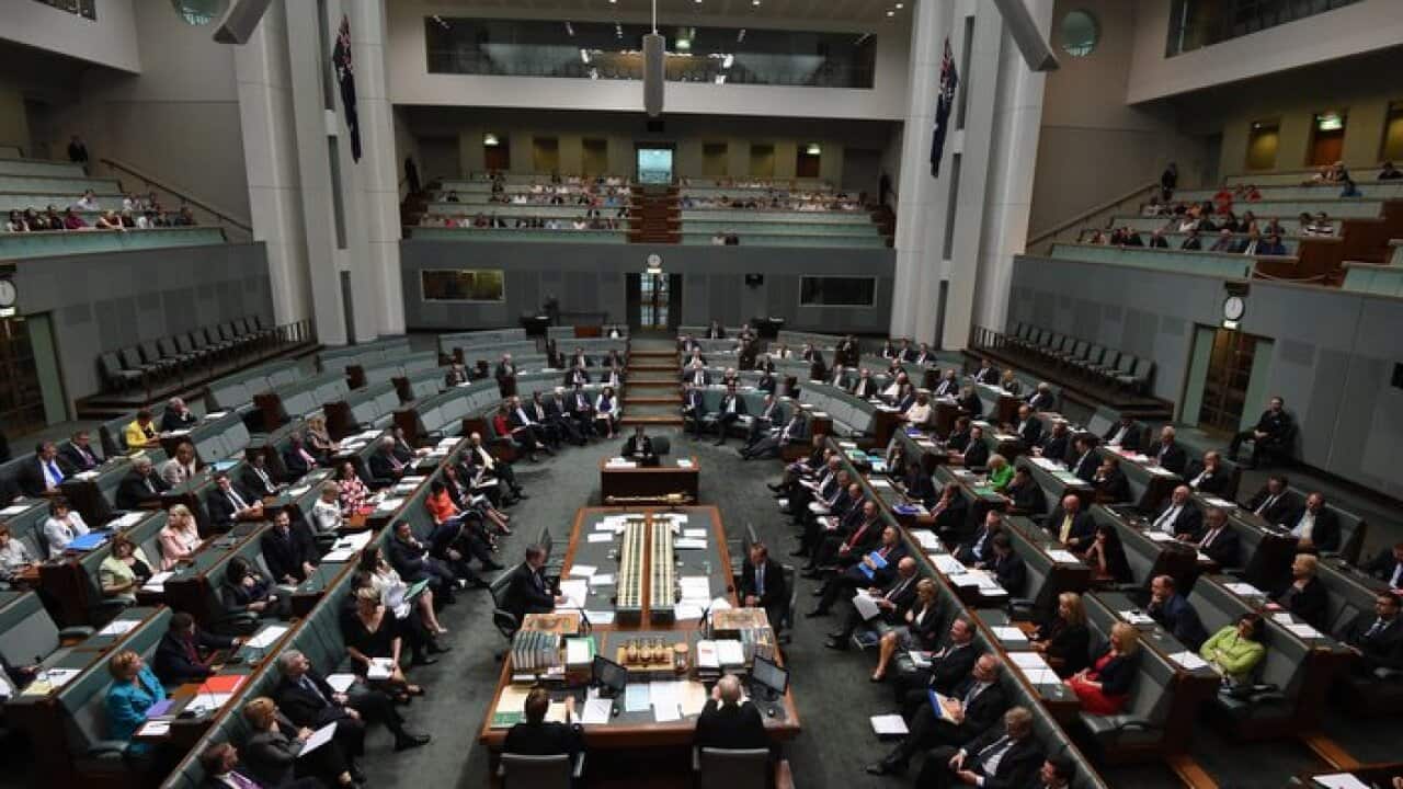 Kikao cha nyumba ya wawakilishi ndani ya bunge la taifa mjini Canberra, Australia