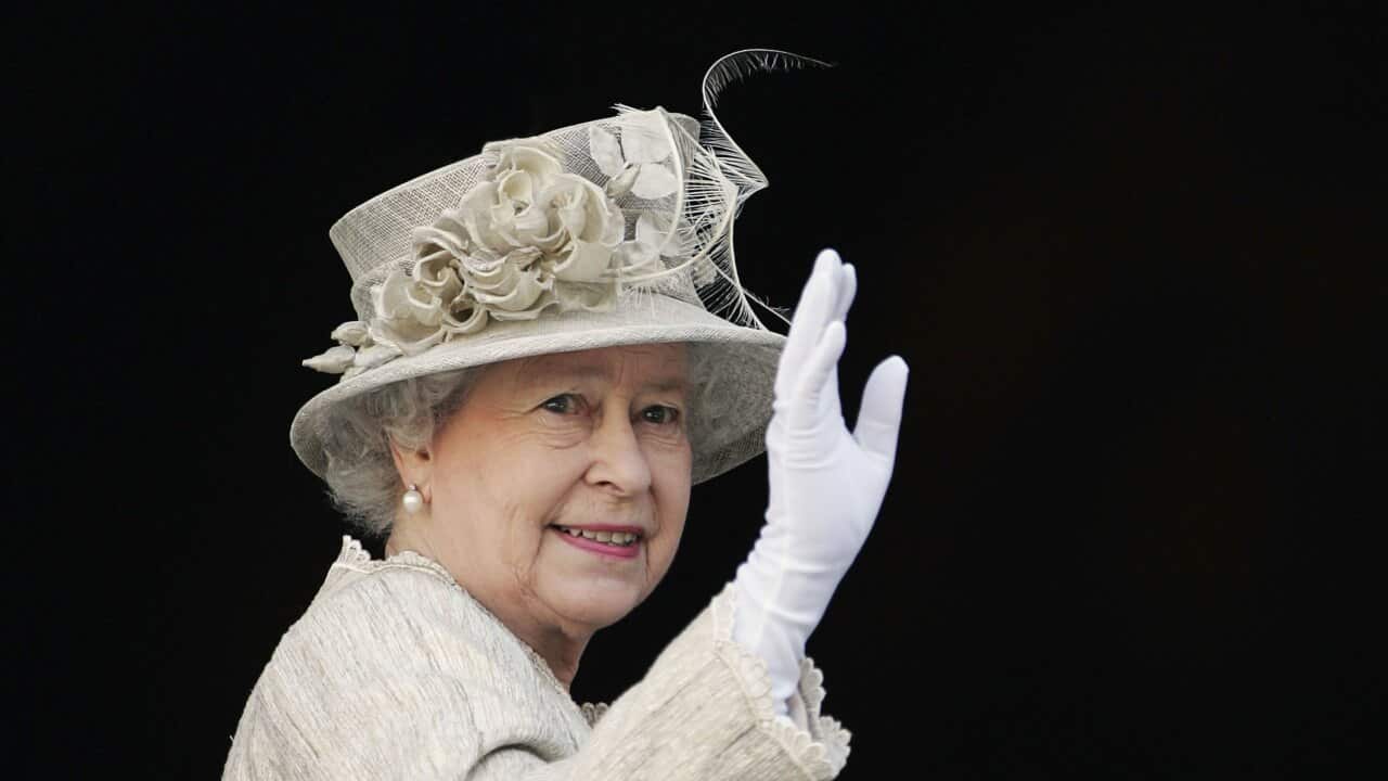 Queen Elizabeth II Attends A Thanksgiving Service