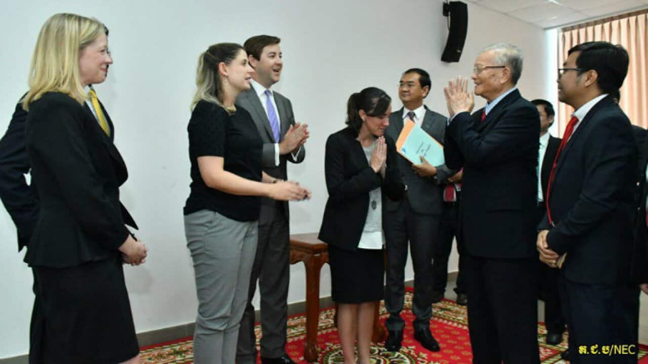 NEC Chaiman meets with US young politicians