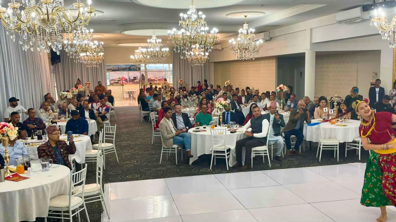 Participants at the Annual General Meeting organised by the Greater Sydney Nepalese Multicultural Centre (GSNMC) in Auburn on Sunday, 15 February 2026.