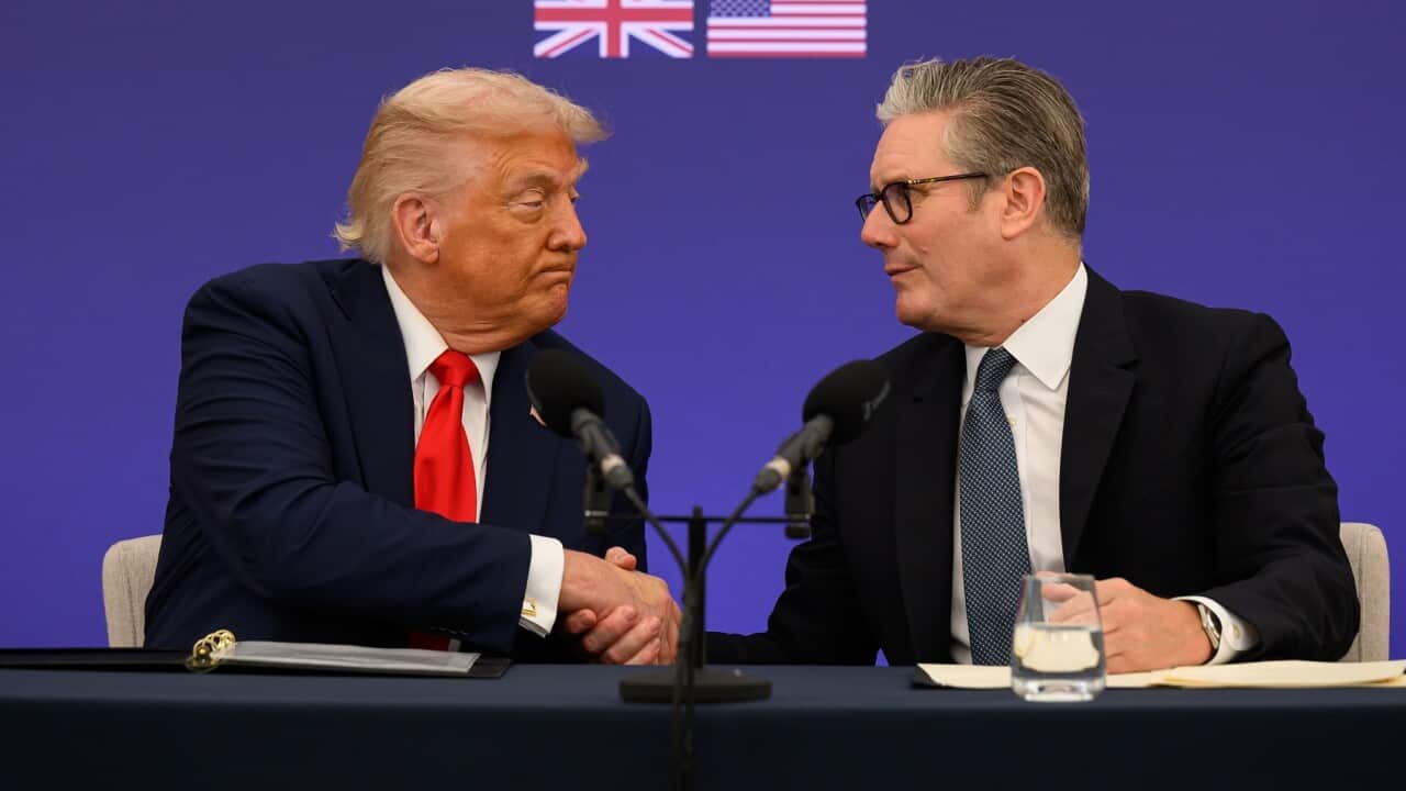Prime Minister Sir Keir Starmer and US President Donald Trump (AAP)