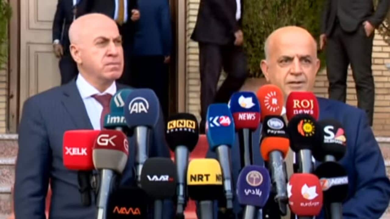 Gorran and KDP press conference