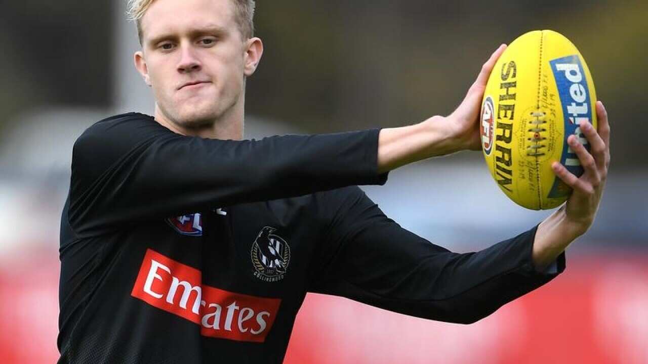 AFL MAGPIES TRAINING Stephenson
