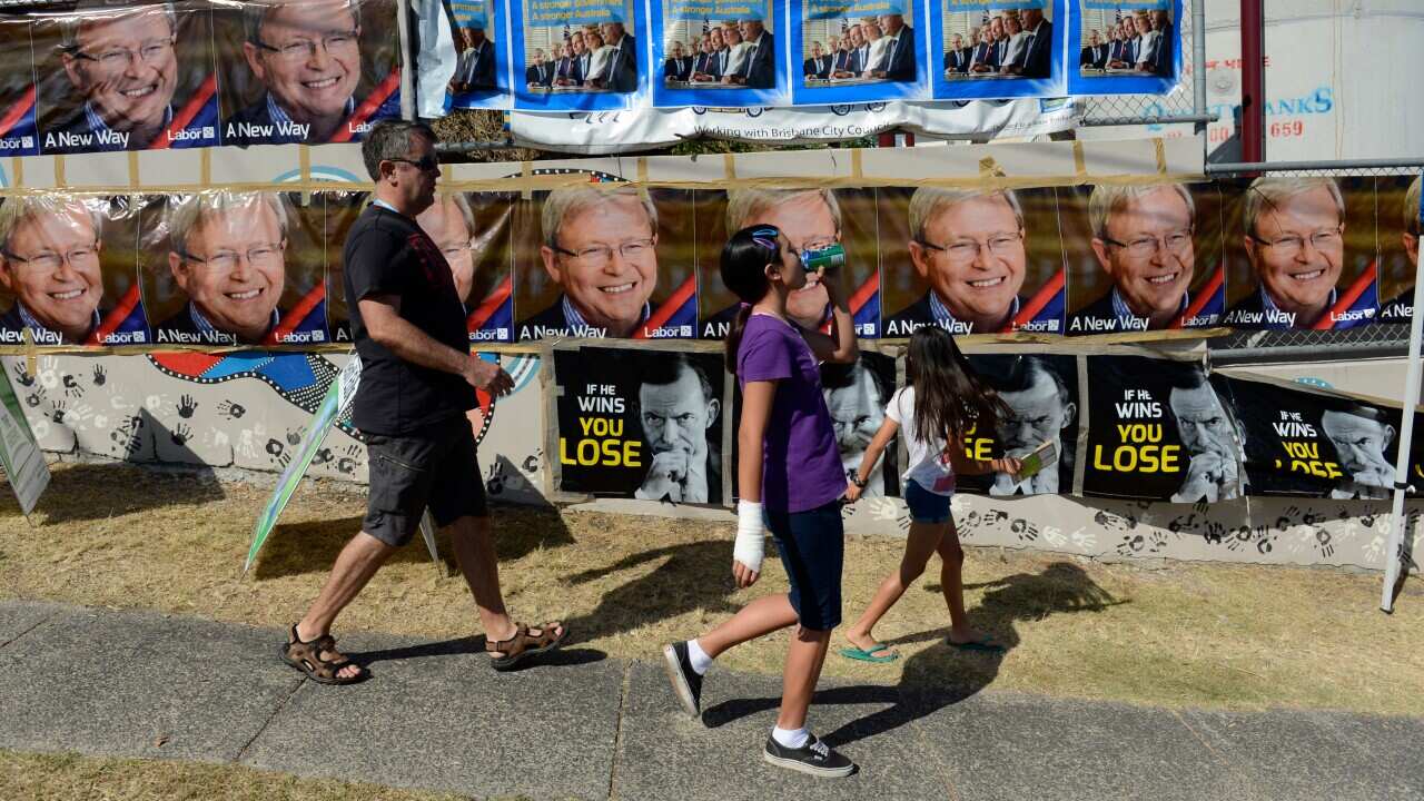 In the seat of Griffith on election day last September - AAP.jpg