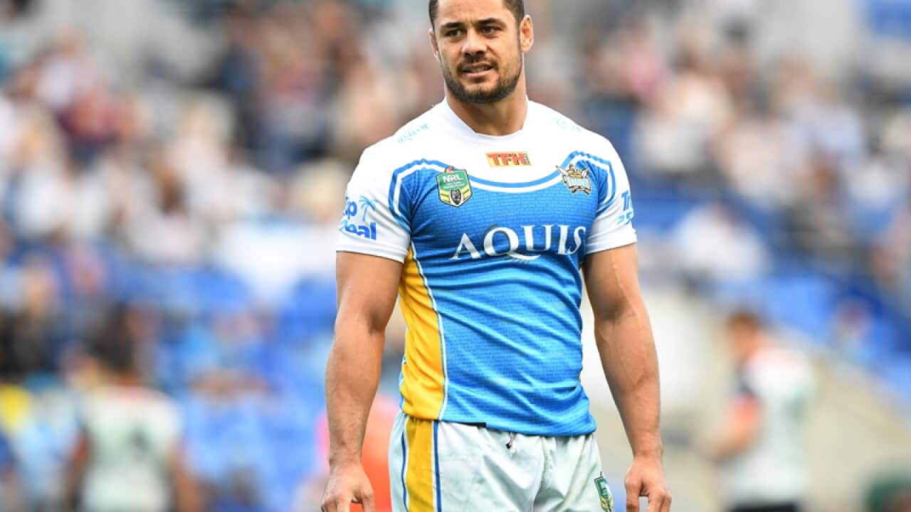 Titans player Jarryd Hayne