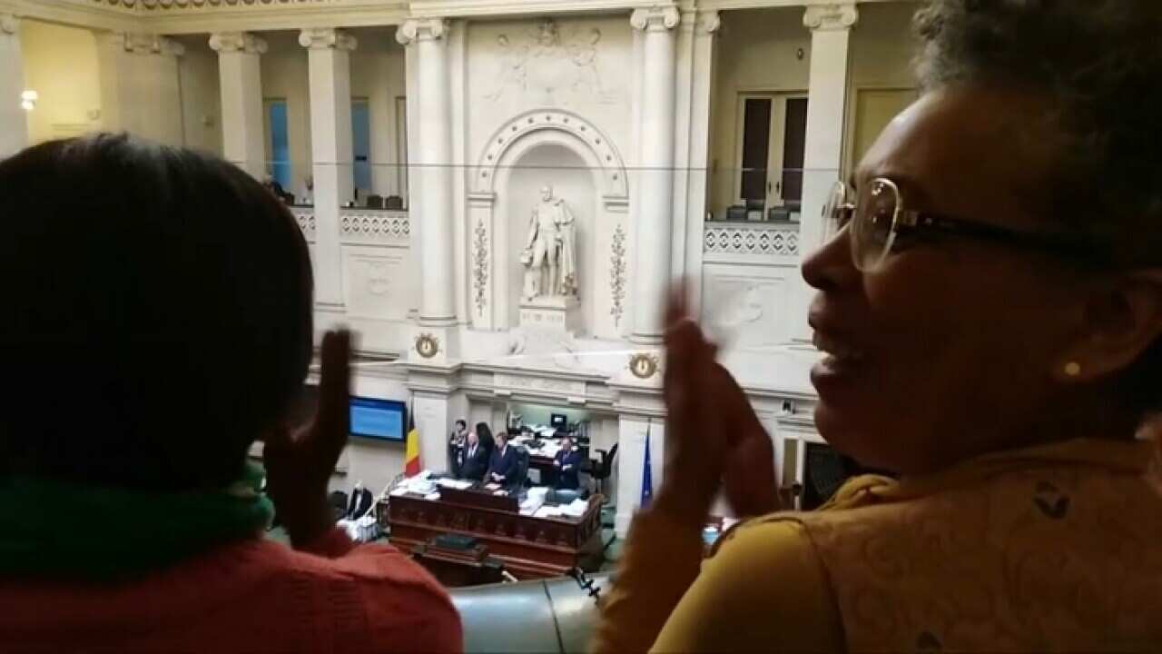 Former abductees respond after Charles Michel apologises for the kidnapping of children form its former colonies in Africa (RTV)