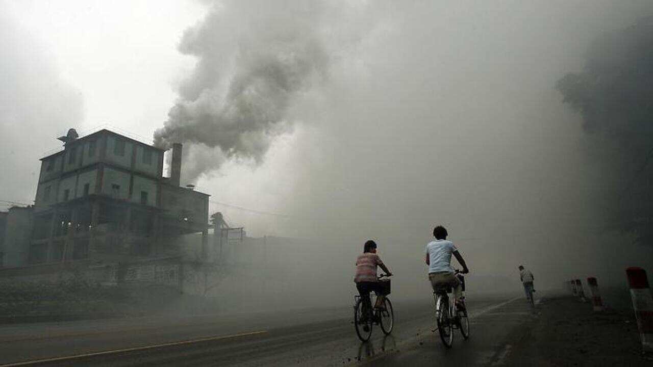Pollution in China. (File: AAP)