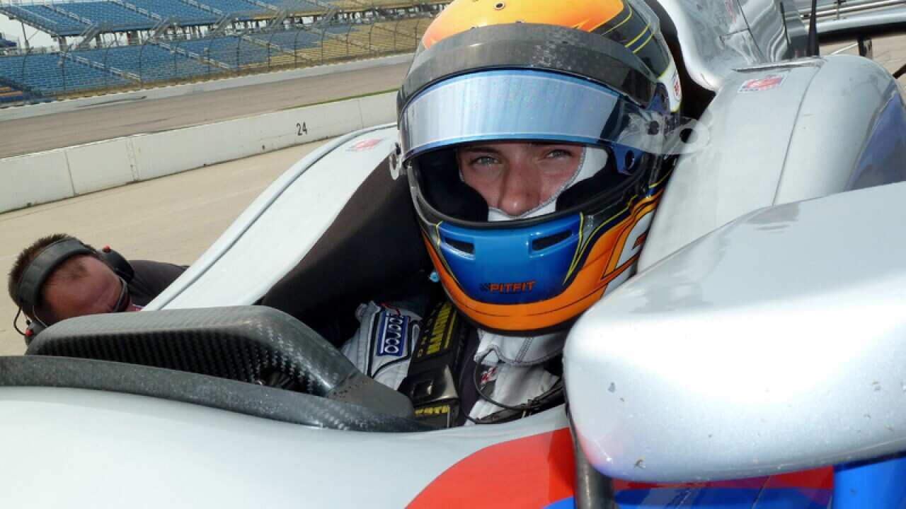 Australian IndyCar driver Matt Brabham