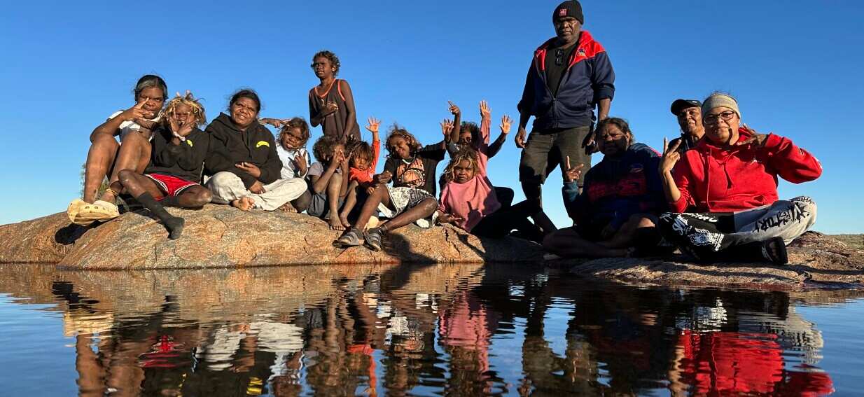 An eye in the sky led these Yalata rangers to a long-forgotten discovery