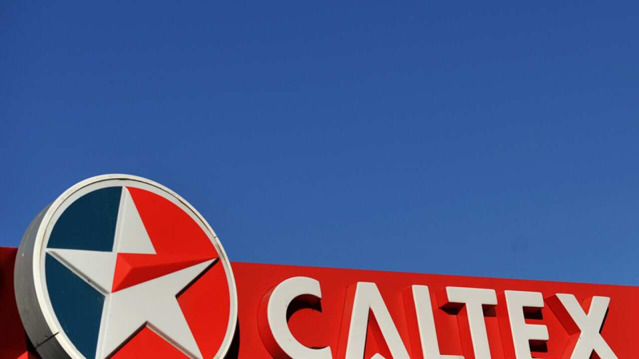 A Caltex sign in Sydney