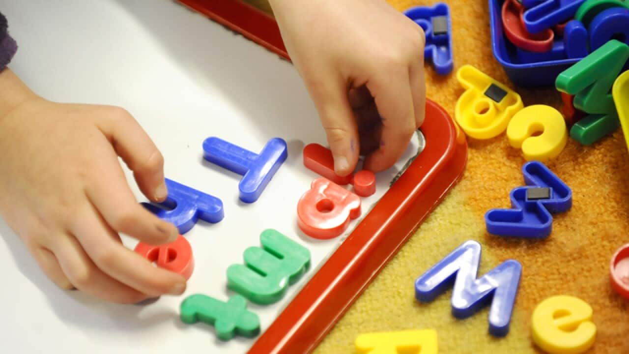 File photo of a child playing