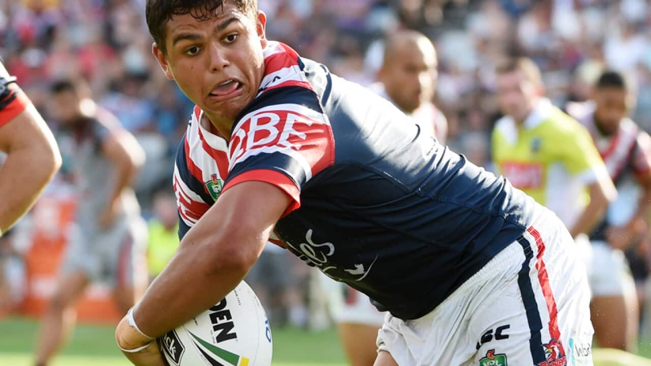 Latrell Mitchell of the Roosters